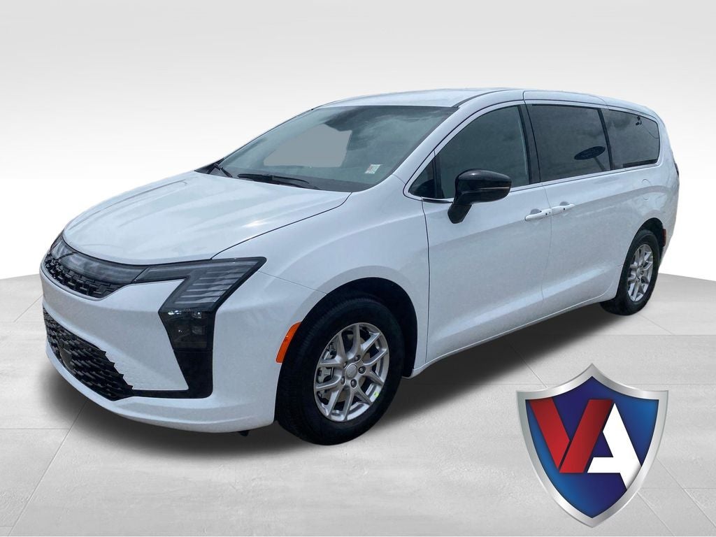 2027 Chrysler Pacifica PACIFICA SELECT in Bright White Clear-Coat Exterior Paint — front three-quarter view