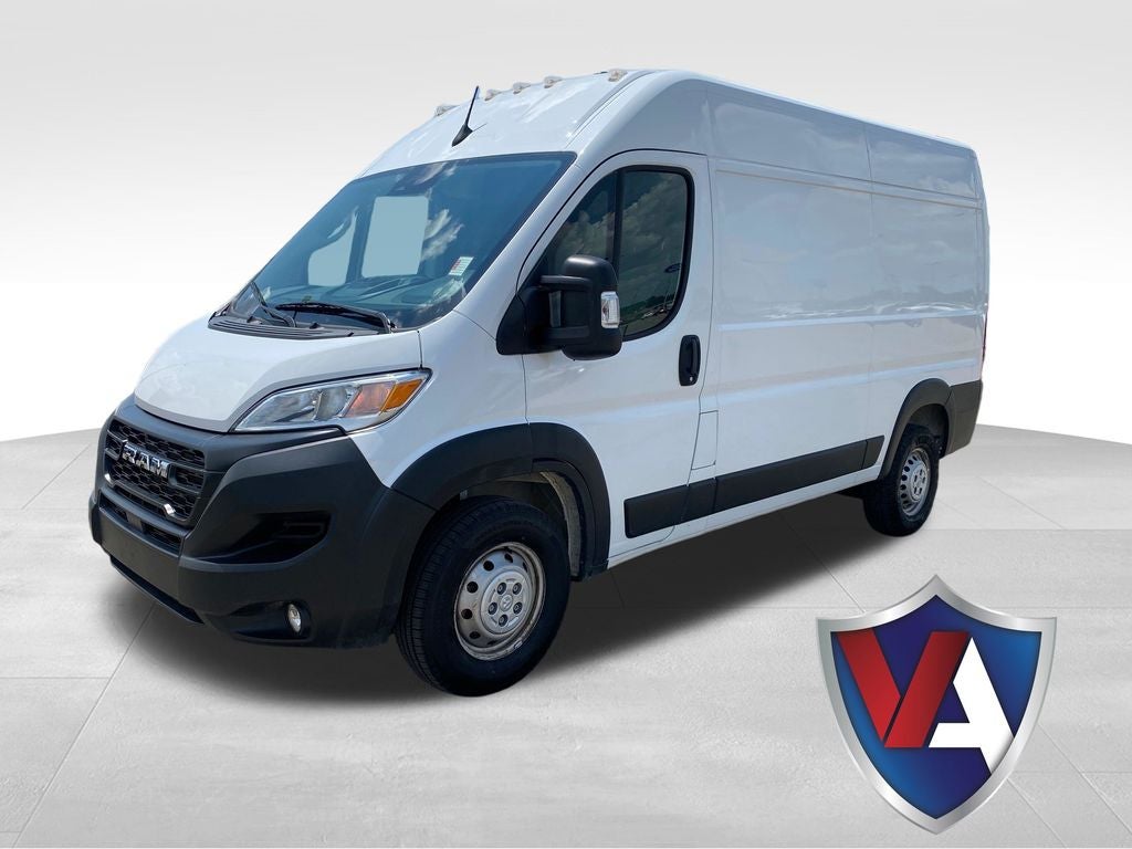 2025 RAM Promaster 2500 High Roof in Bright White Clearcoat — front three-quarter view