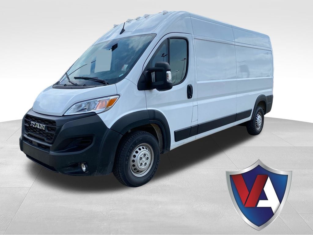 2025 RAM ProMaster 2500 Cargo Van Tradesman High Roof 159' WB w/Pass Seat in Bright White Clearcoat — front three-quarter view