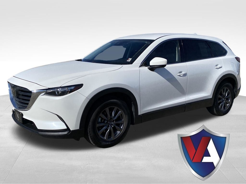 2022 Mazda Mazda CX-9 Touring in Snowflake White Pearl Mica — front three-quarter view